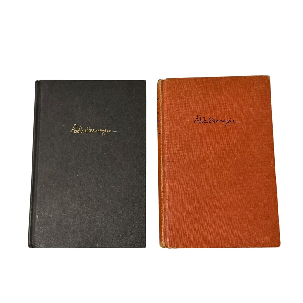 Dale Carnegie 2 Book Set How to Win Friends & How to Stop Worrying Hardcover
